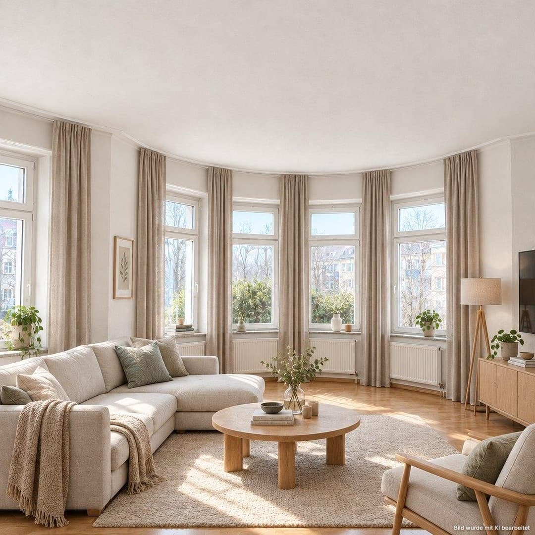 Anleger & Eigennutzer: 4-Zimmer-Altbau mit Balkon am Südstadtpark Fürth – 36 Monate Mietgarantie