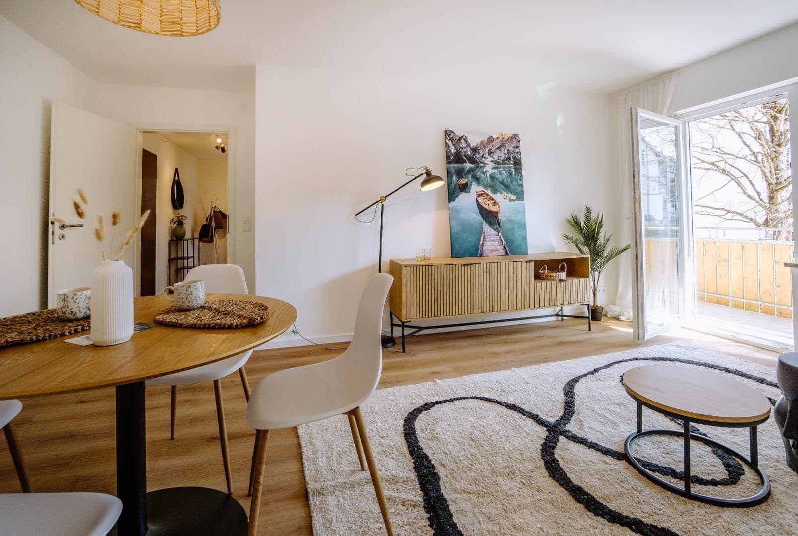 Bezugsfrei & provisionsfrei: 3-Zimmer-Wohnung mit Balkon in Hagnau