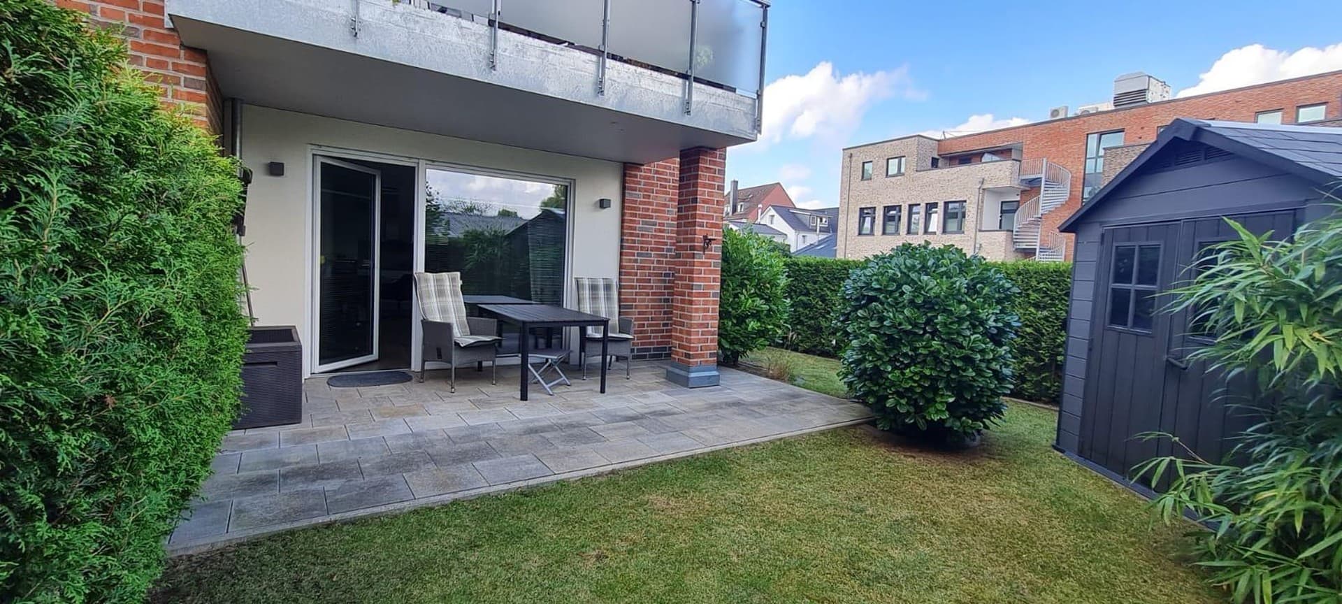 Moderne 2-Zimmer-Neubauwohnung mit traumhaftem Garten in Trittau