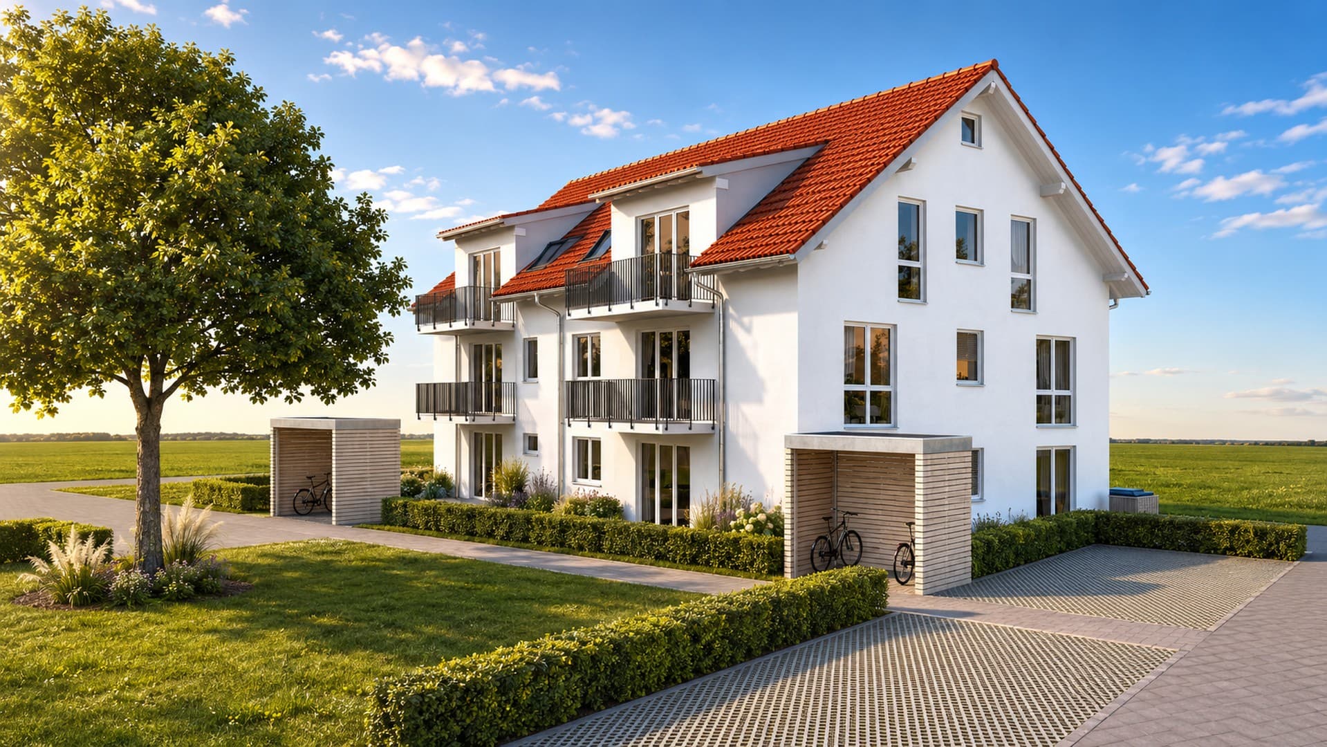Kompakte 1-Zimmer-Wohnung mit Terrasse W2