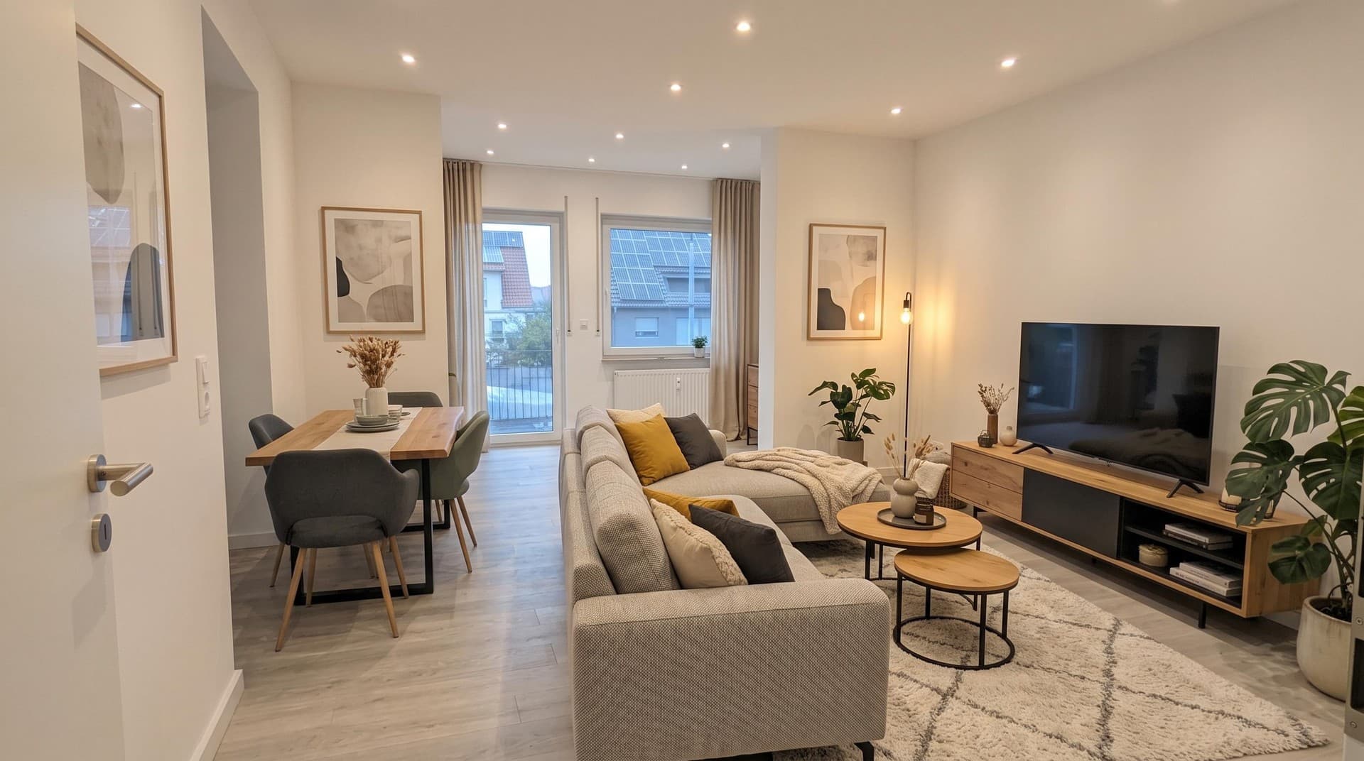 Frisch saniert im Erdgeschoss: 3-Zimmer-Wohnung inkl. Einbauküche und Gartennutzung