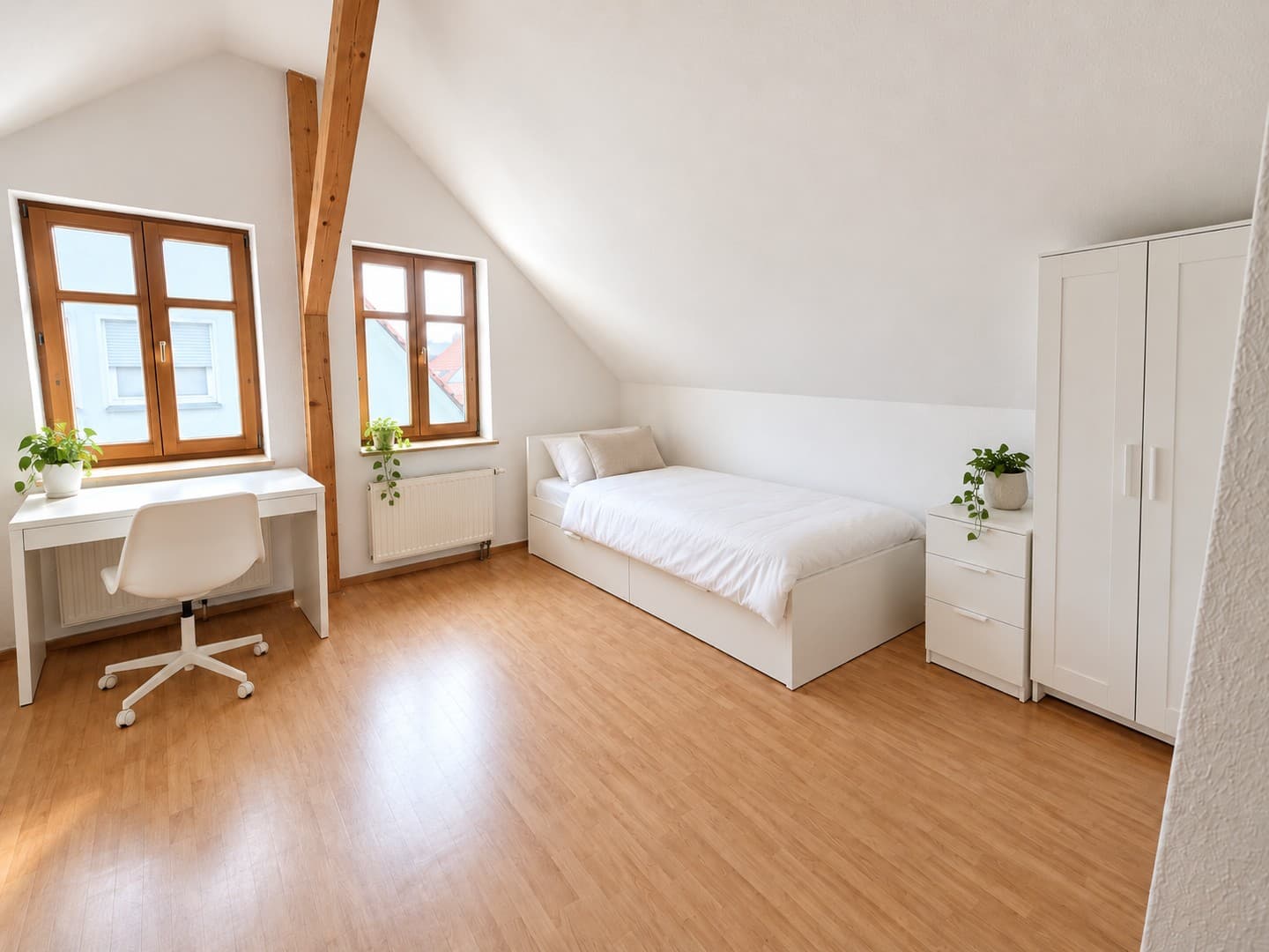All-Inklusive Vollmöblierte 1-Zimmer-Wohnung in ruhiger Umgebung