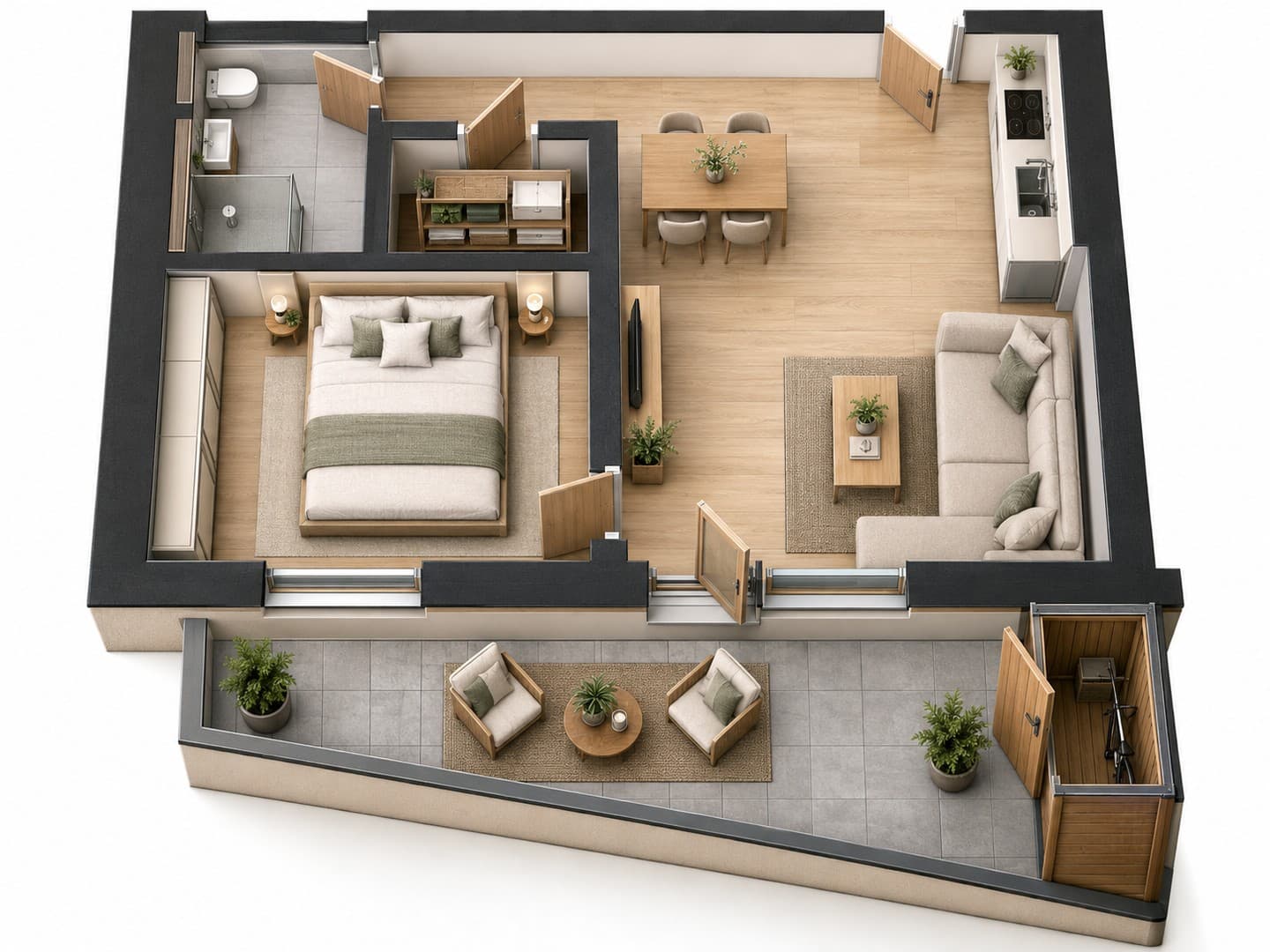 2-Zimmer Wohnung im schönen Nordrach