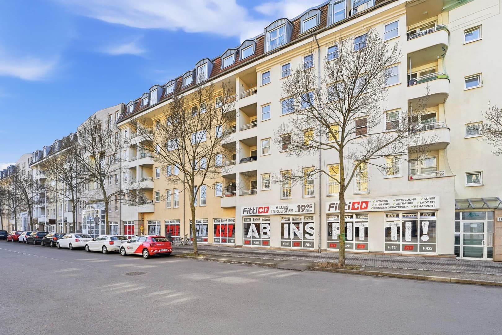 Helle 2-Zimmer-Wohnung mit Balkon in Dresden-Friedrichstadt (WE195)