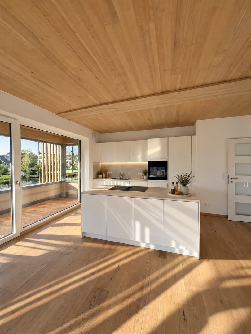 Ökologisch & Energieeffizient wohnen im modernen Holzhaus