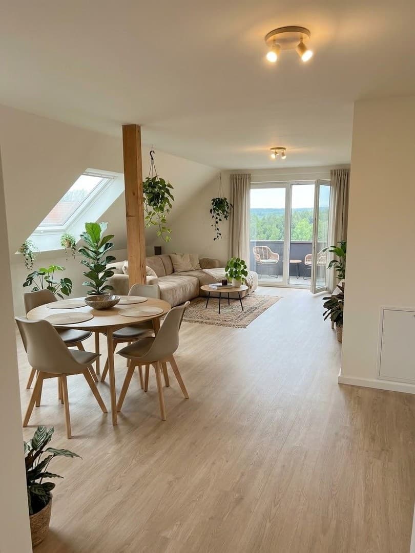 3-Zimmer-DG-Wohnung mit Balkon + Klimaanlage | Erstbezug (Objekt in Fertigstellung)