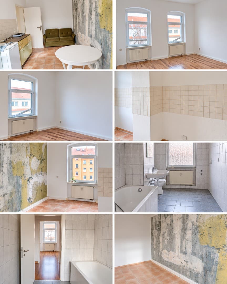 1-Raum-Wohnung in zentraler Lage von Erfurt – Adalbertstraße