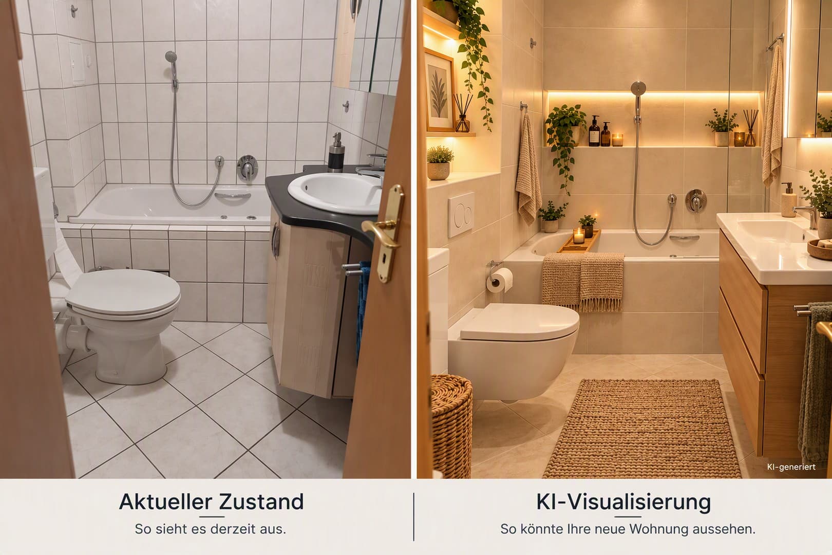 PROVISIONSFREI: Leerstehende, Helle 3-Zimmer-OG-Wohnung mit Carport Stellplatz