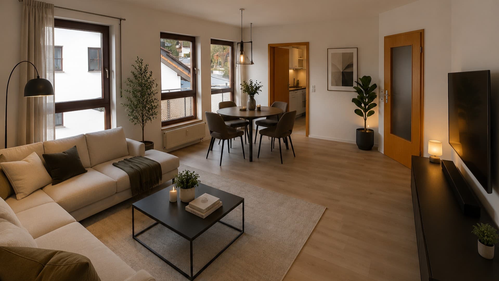Wohnen mit Weitblick: 3-Zimmer-DG-Wohnung mit Balkon