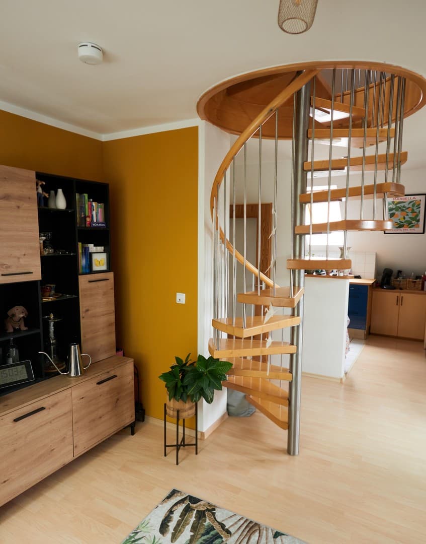 Wohnen mit besonderem Flair: 3,5-Zimmer-Maisonette