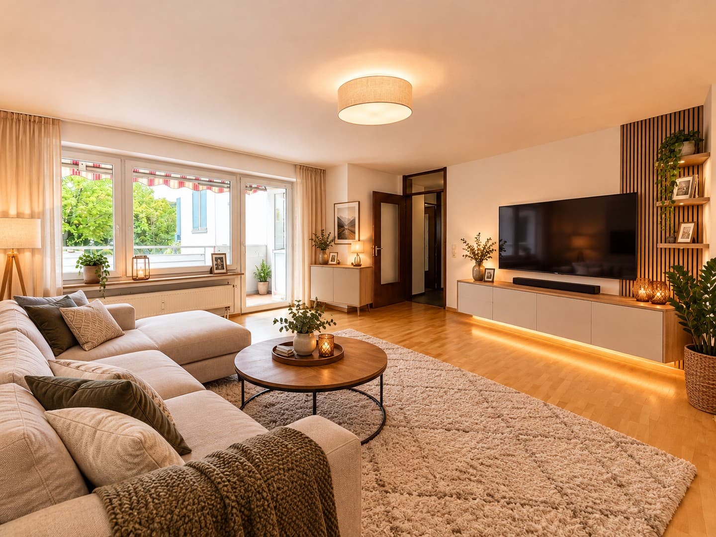 Attraktive 3-Zimmer-Erdgeschosswohnung mit Balkon in Renningen – inkl. EBK & Tiefgarage