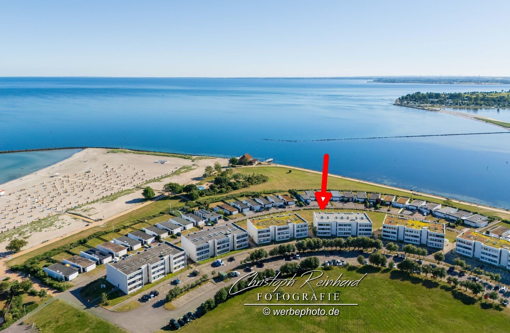 Ostsee-Traum in 1A-Lage: Lichtdurchflutete Meerblick-Oase am Südstrand Fehmarn (Oberste Etage)