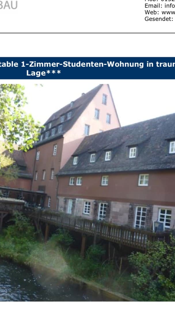 Voll möbliertes Zimmerapartment in Mögeldorf