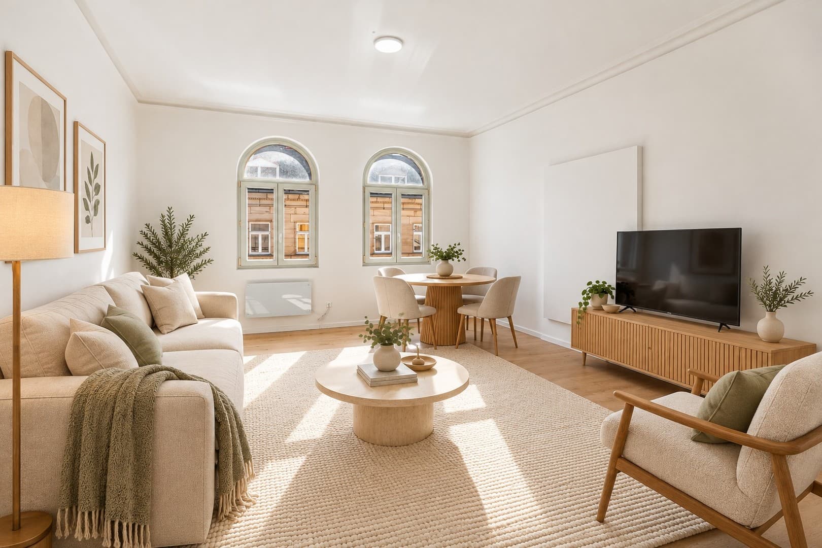 Helle und sanierte Altbau 3-Zimmer Wohnung!