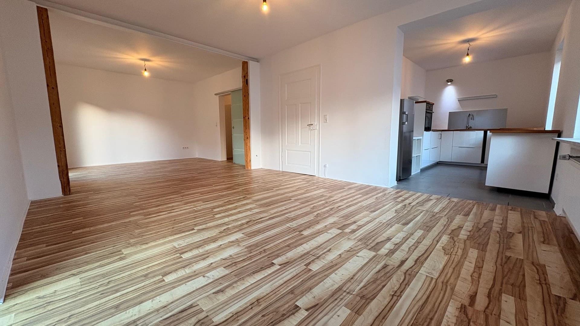 2-Zimmer-Wohnung mit eigenem Garten und Einbauküche in Großen-Buseck