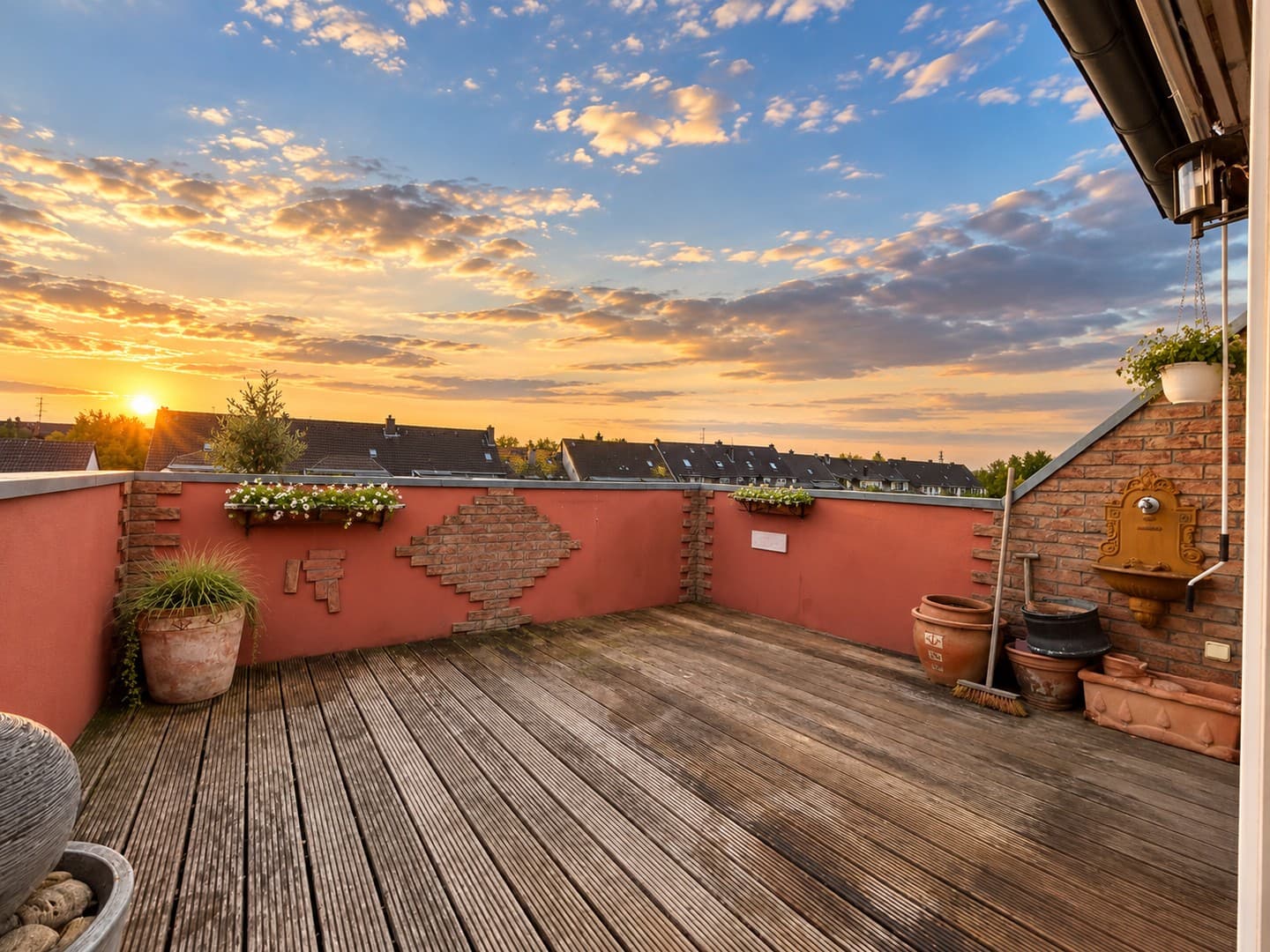 Außergewöhnliches Wohnen auf zwei Ebenen – großzügige Maisonettewohnung mit Dachterrasse und Domblic