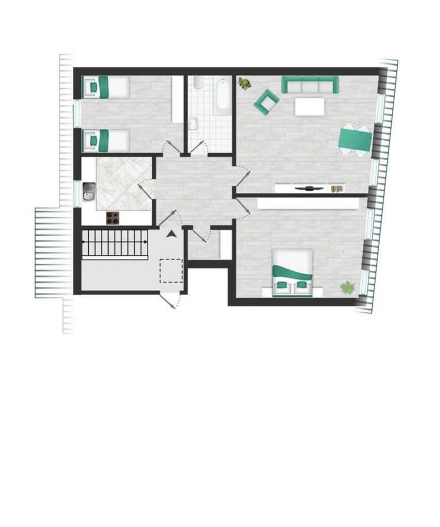 Sanierte 3 Zimmer Wohnung