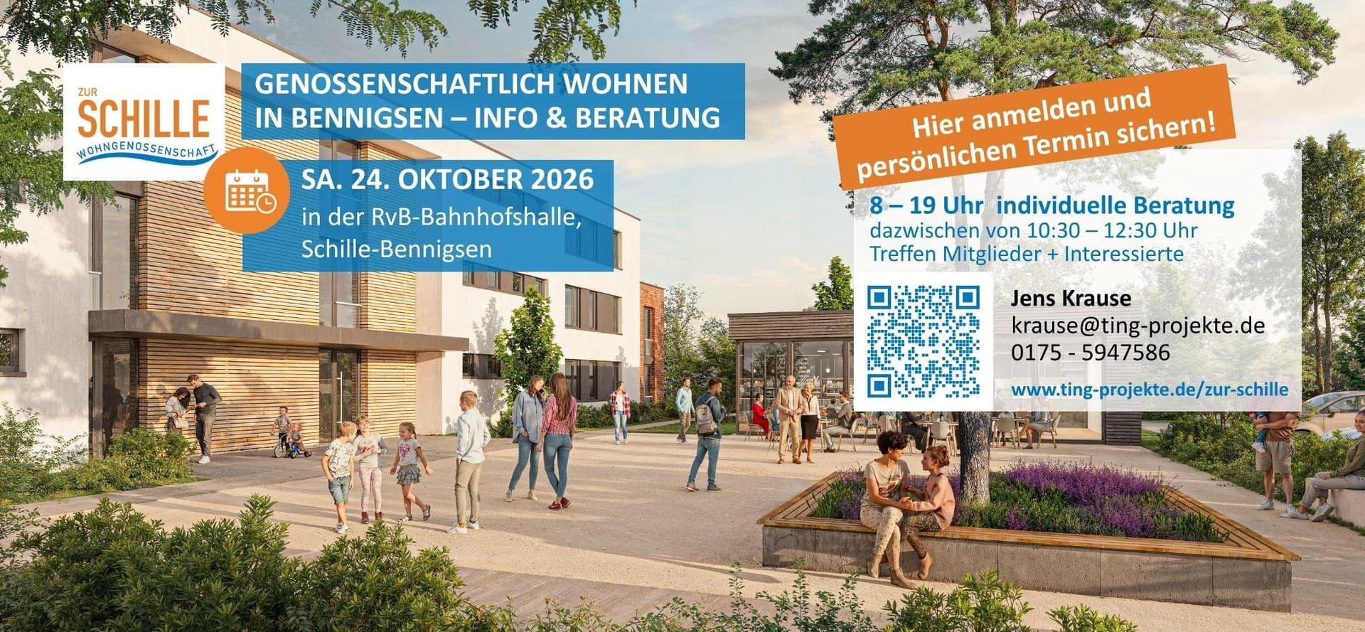 3-Zimmer-Neubau mit Südterrasse in Bennigsen – 74 m², WBS erforderlich