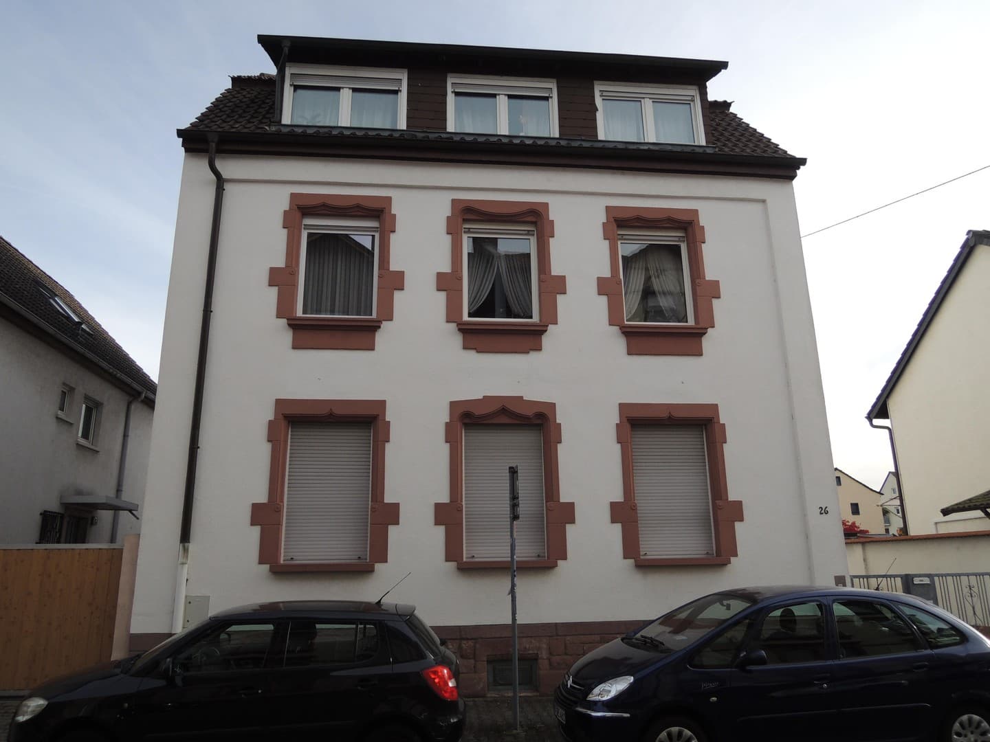 MA-Käfertal - 3-Zimmer-EG-Wohnung mit Balkon, Garage und kleinem Garten