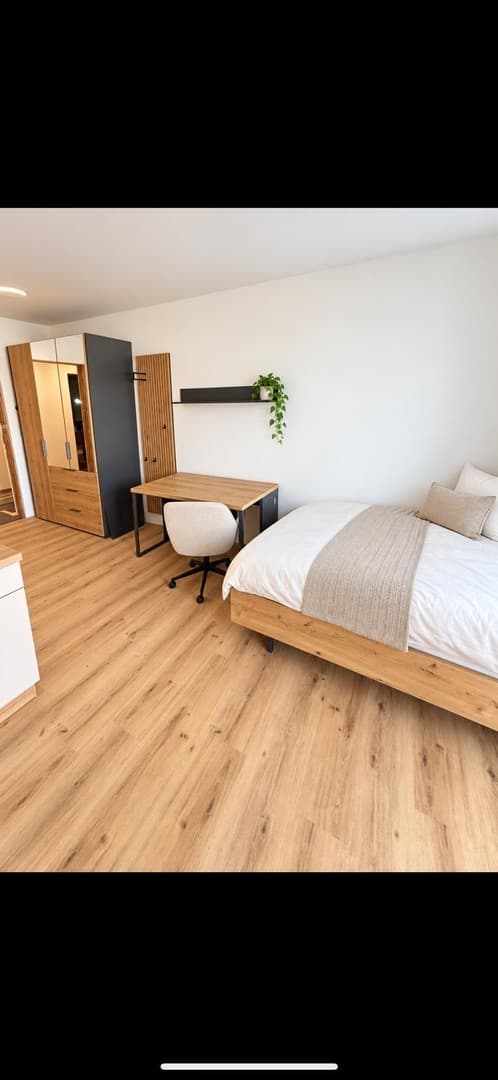 Erstbezug Modernes, möbliertes 1-Zimmer-Apartment mit Terrasse und Stellplatz in Passau-Kohlbruck