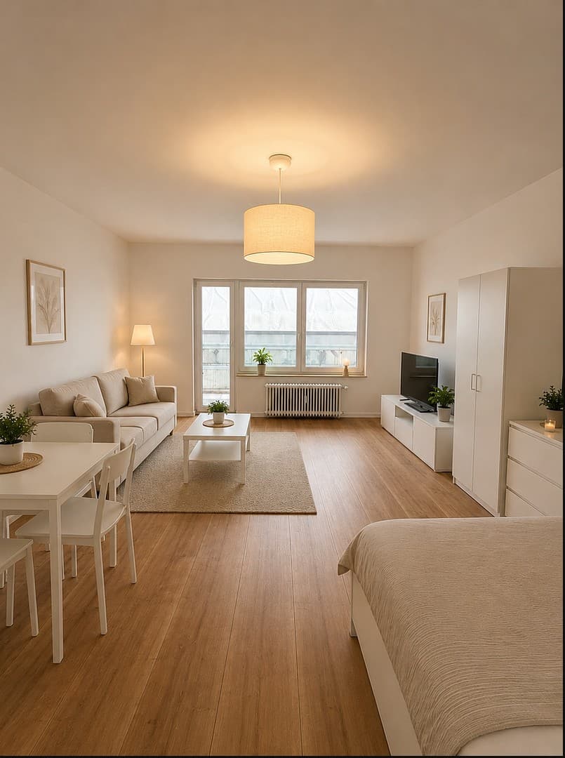 6% Rendite / Provisionsfrei / Kernsanierte 33qm1-Zimmer Wohnung mit Balkon