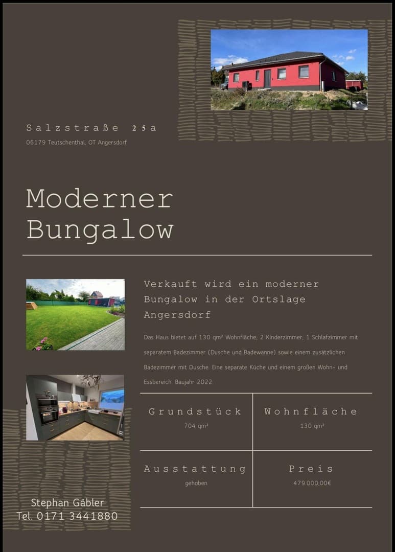 Bungalow in Angersdorf