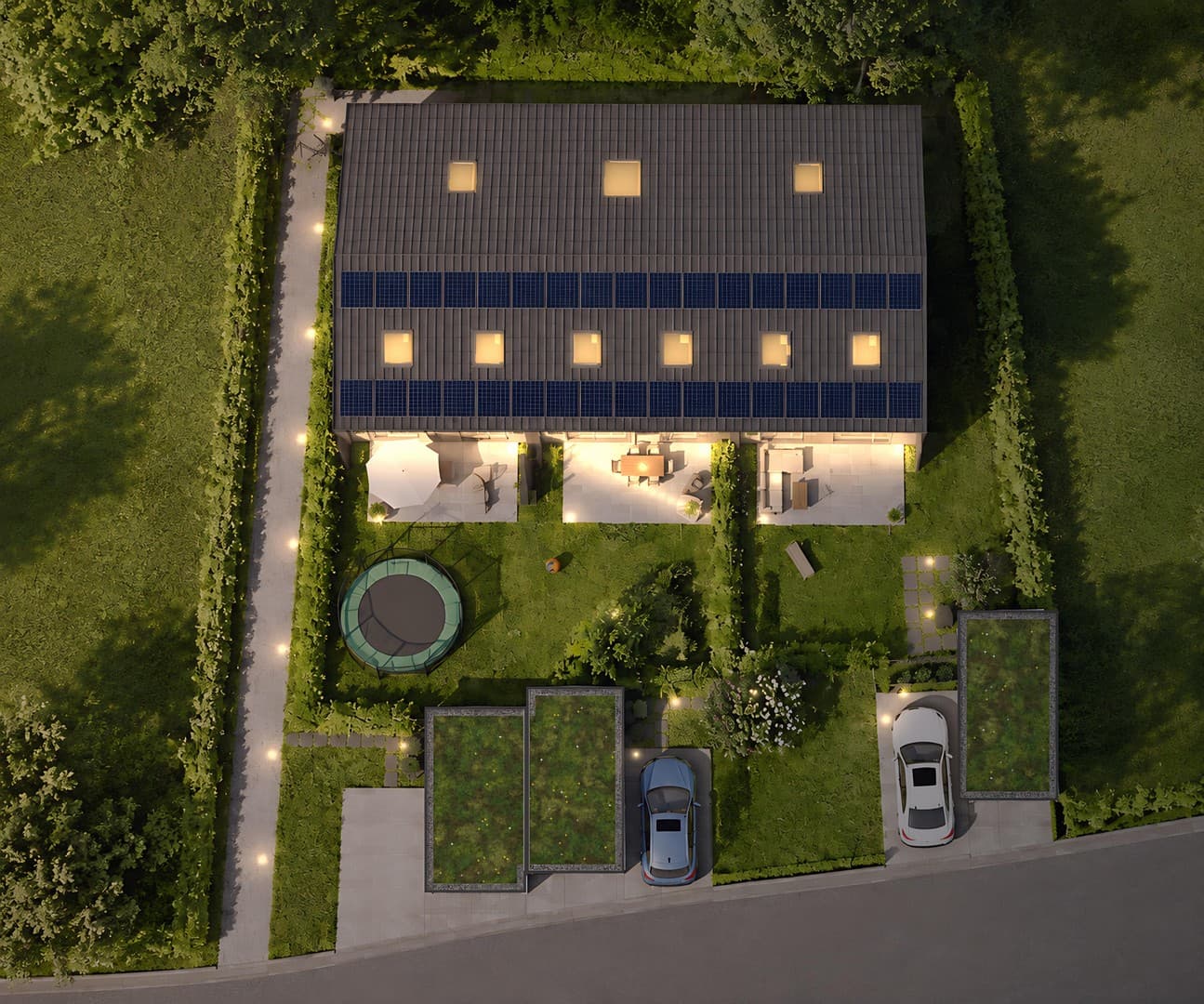 Das Haus am Ende der Reihe: 155 m² Neubau, eigenes Grundstück, genehmigt!
