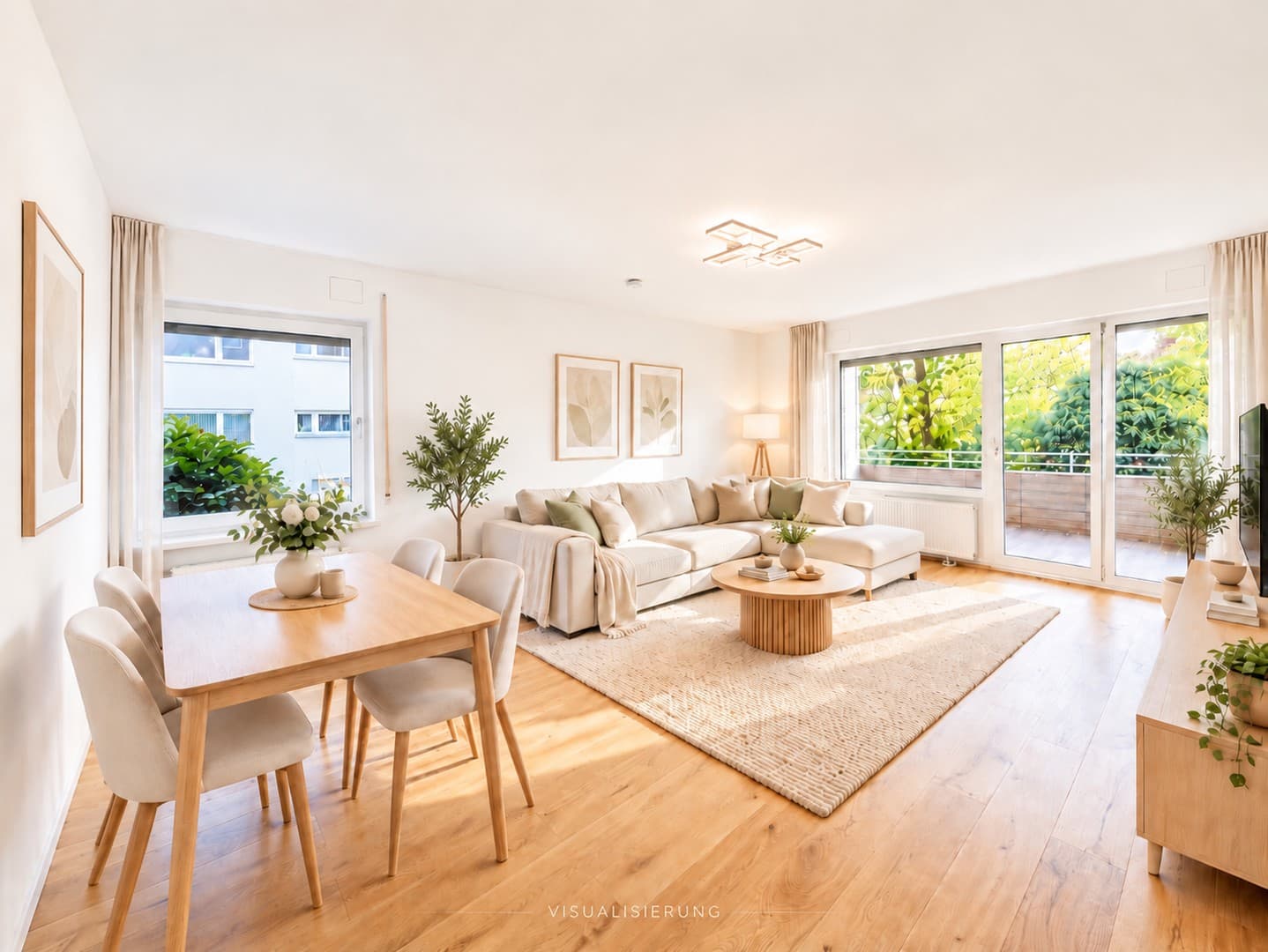 Direkt vom Eigentümer – provisionsfrei! Hochwertig sanierte 3-Zimmer-Wohnung mit 2 Balkonen