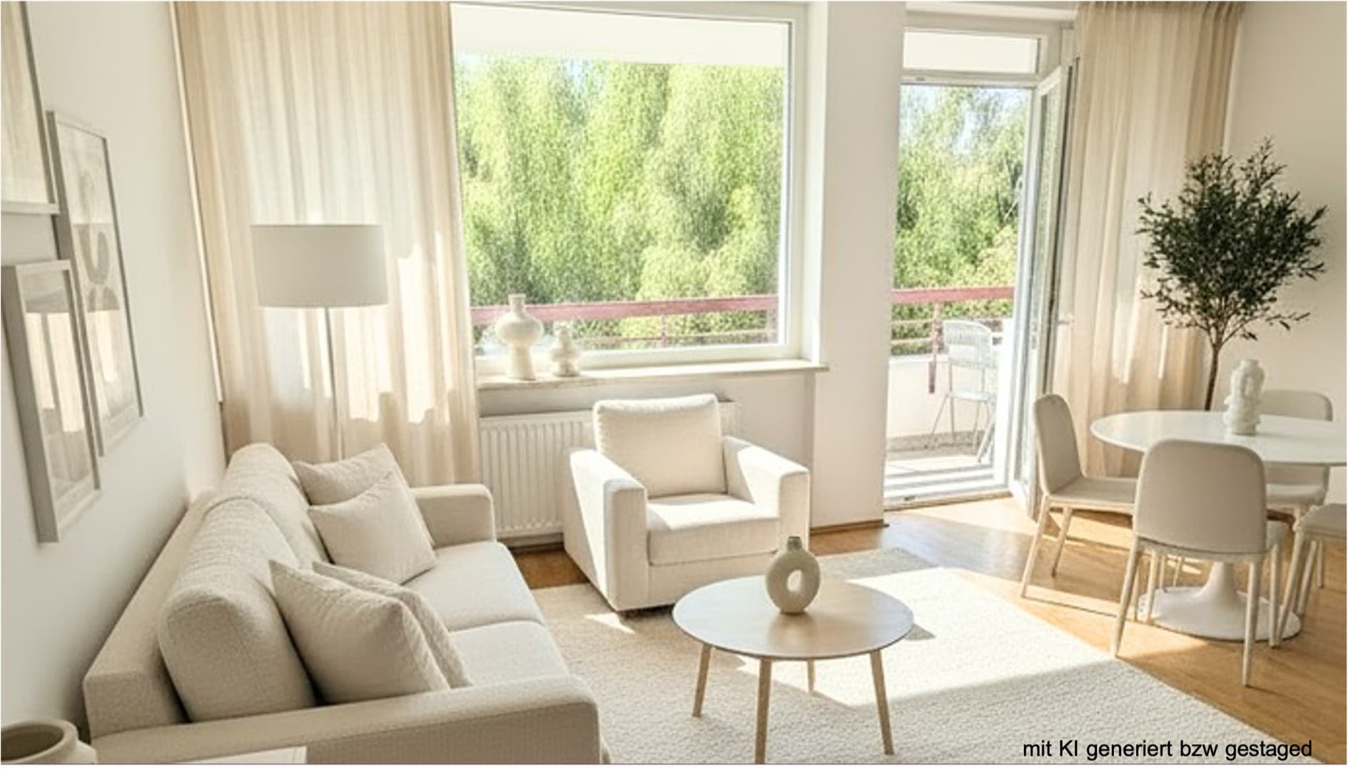 Bezugsfreie modernisierte 3 Zimmer Whg mit Westbalkon, Lift & TG in Bogenhausen – ohne Provision