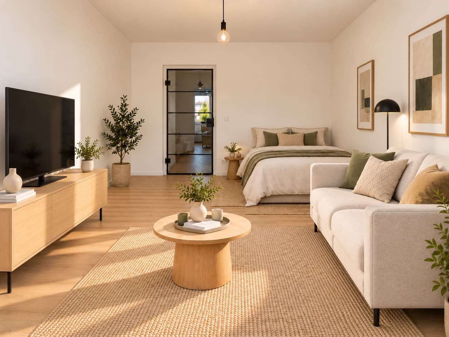 Frisch saniert und voll möbliert: 1-Zimmer-Apartment mit Einbauküche und WLAN ALL INCLUSIVE