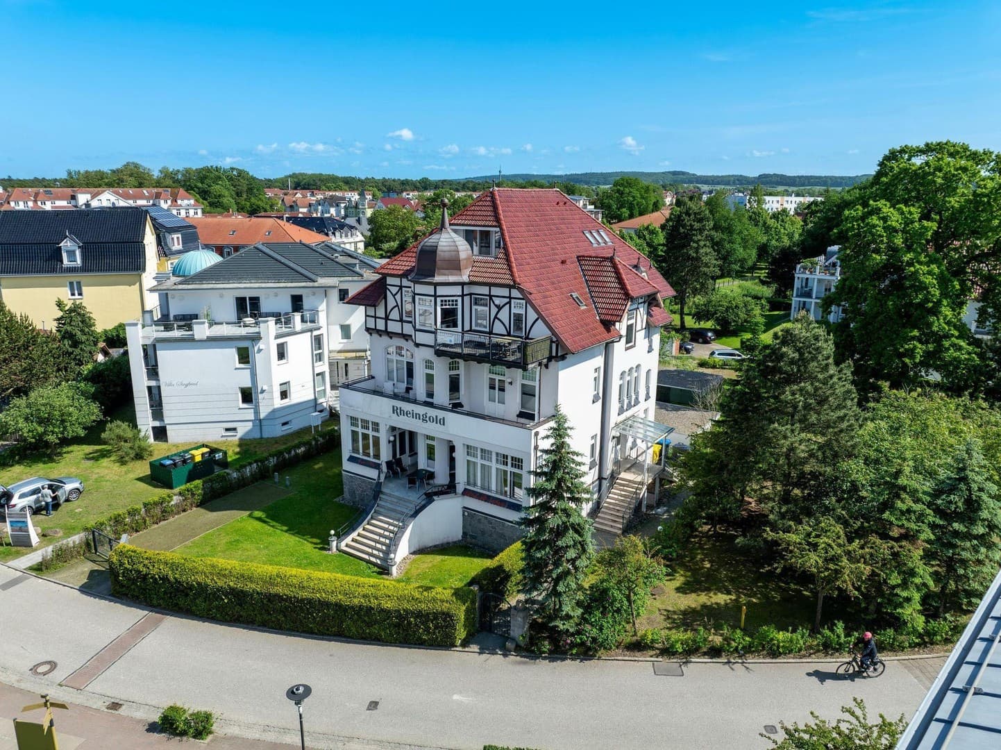 Exklusive 3-Zimmer-Wohnung in der Villa Rheingold - nur 50m vom Strand, provisionsfrei