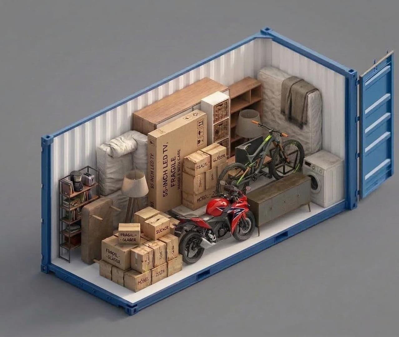 Lagerraum mieten Lagerbox Garage mieten Lagercontainer SELF STORAGE CONTAINER
