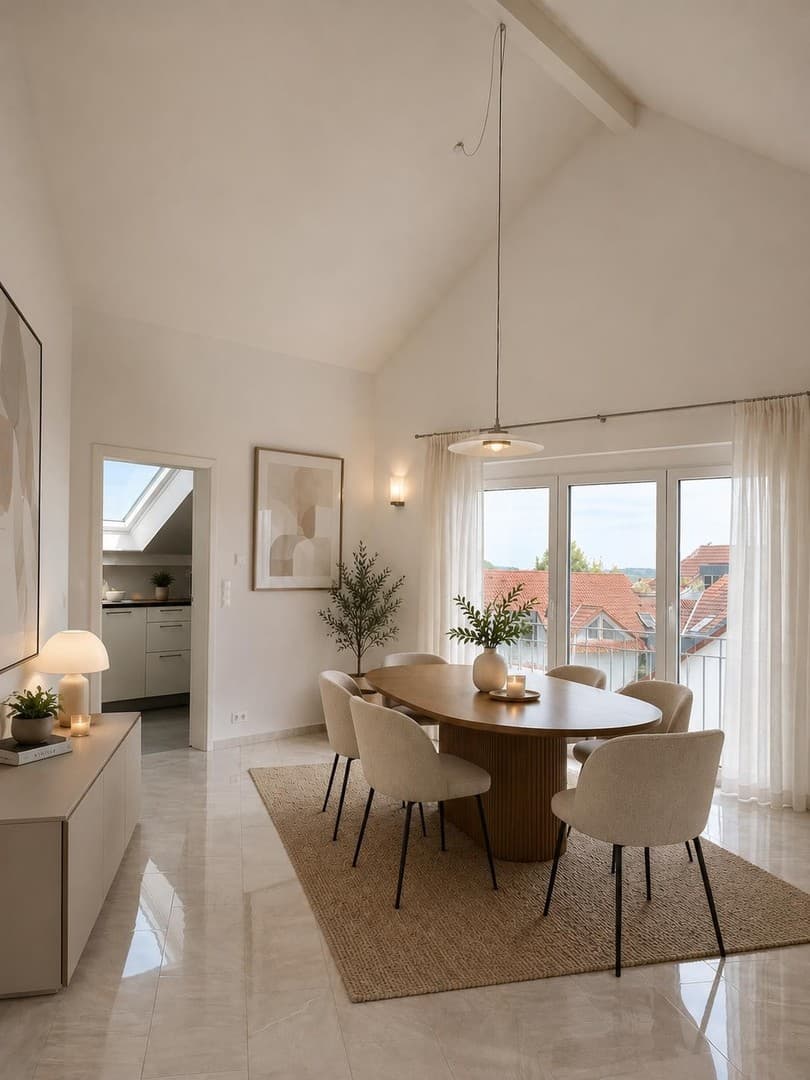 Exklusive 4‑Zimmer Dachgeschosswohnung mit 2 Balkone & EBK in Sindelfingen-Maichingen