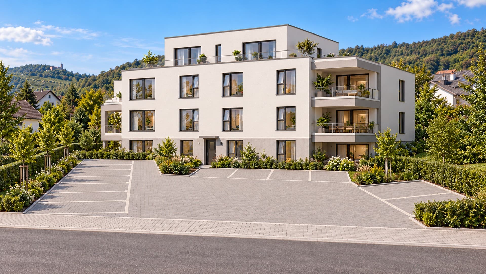Baugrundstück mit genehmigtem Mehrfamilienhaus in Beilstein