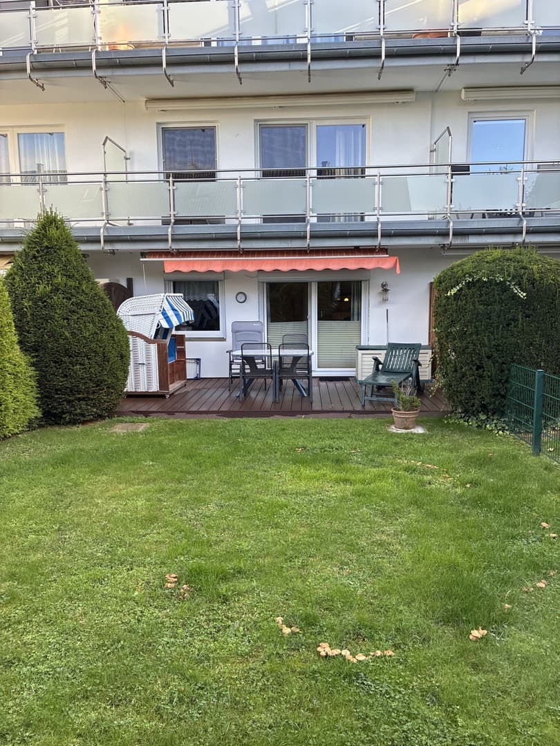 Scharbeutz: Strandnahe 3-Zimmer-Wohnung mit eigenem Eingang, Garten & Stellplatz – provisionsfrei