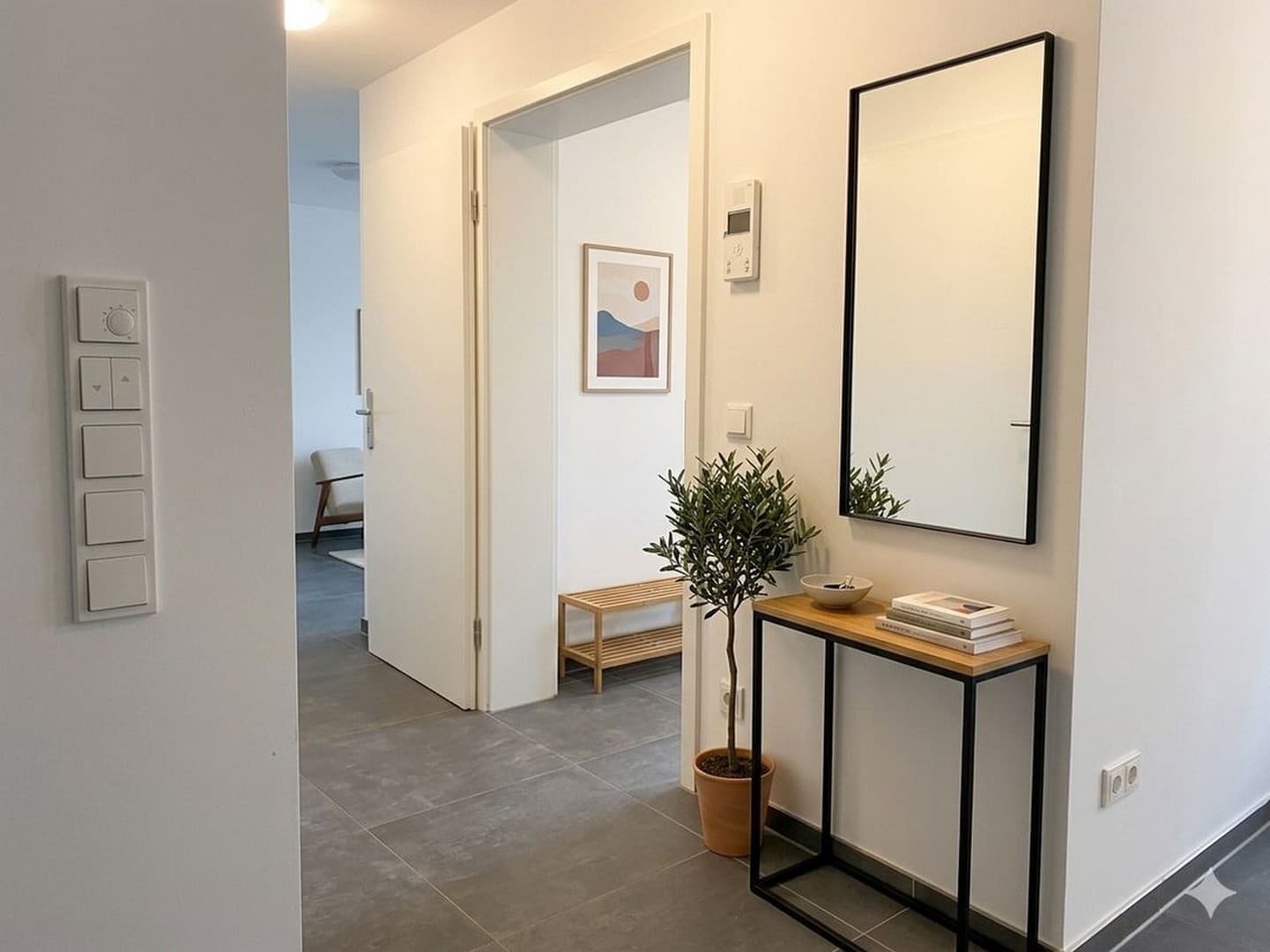Exklusive möblierte wohnung im 1. OG mit Einbauküche