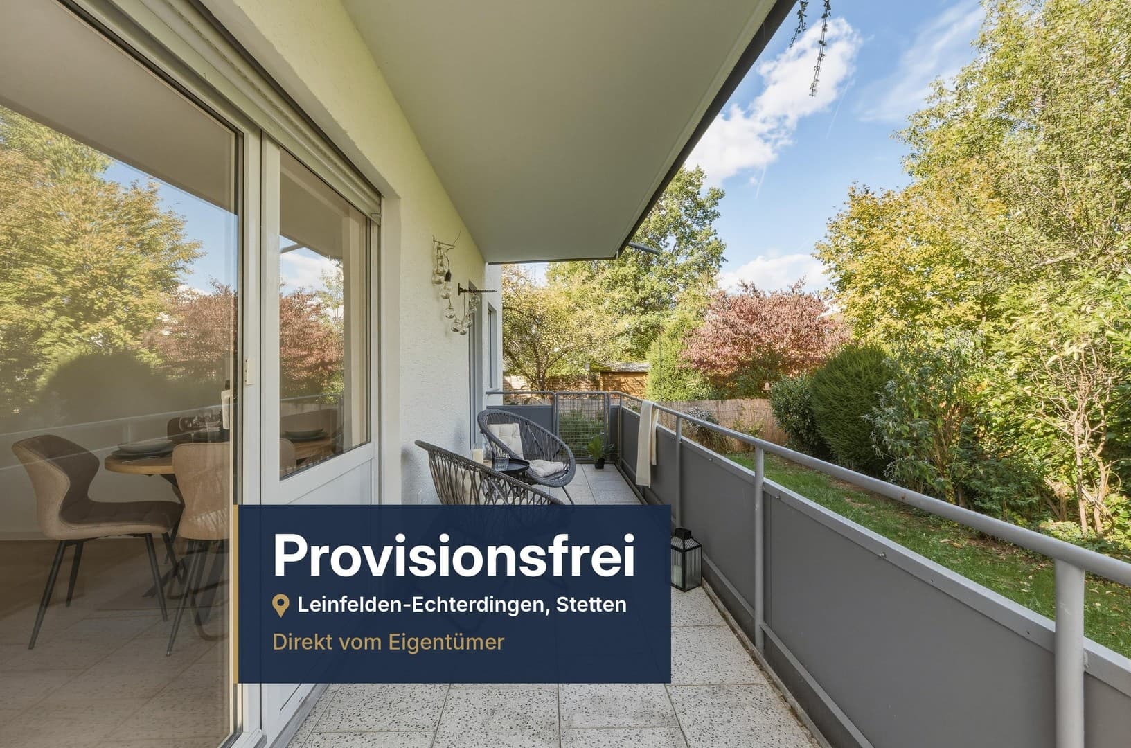 WOW! Sofort bezugsfreie, ruhige und helle 3-Zi. Wohnung mit großem Balkon und Garten PROVISIONSFREI