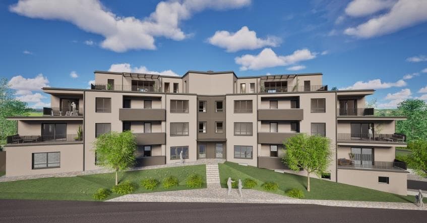 Achtung junge Familie-Helle Wohnung im KFW 40 Energiesparhaus in Zerf, KFW Darlehen ab 0,01 %