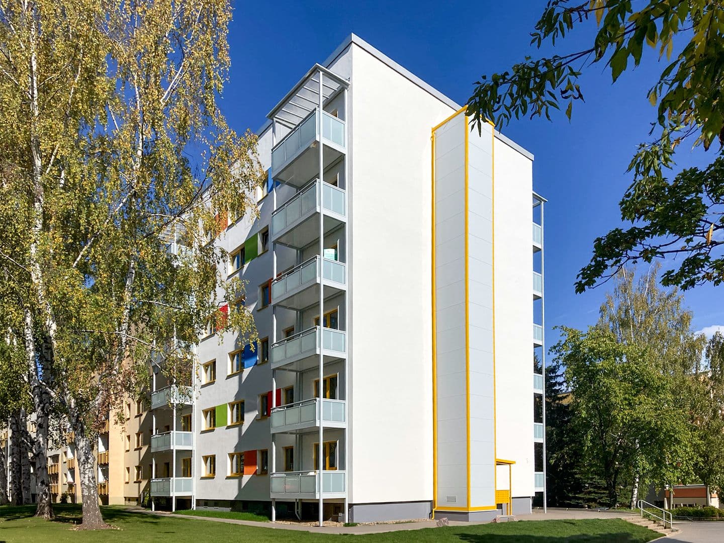 nur wenige Stufen zu Ihrer neuen Wohnung