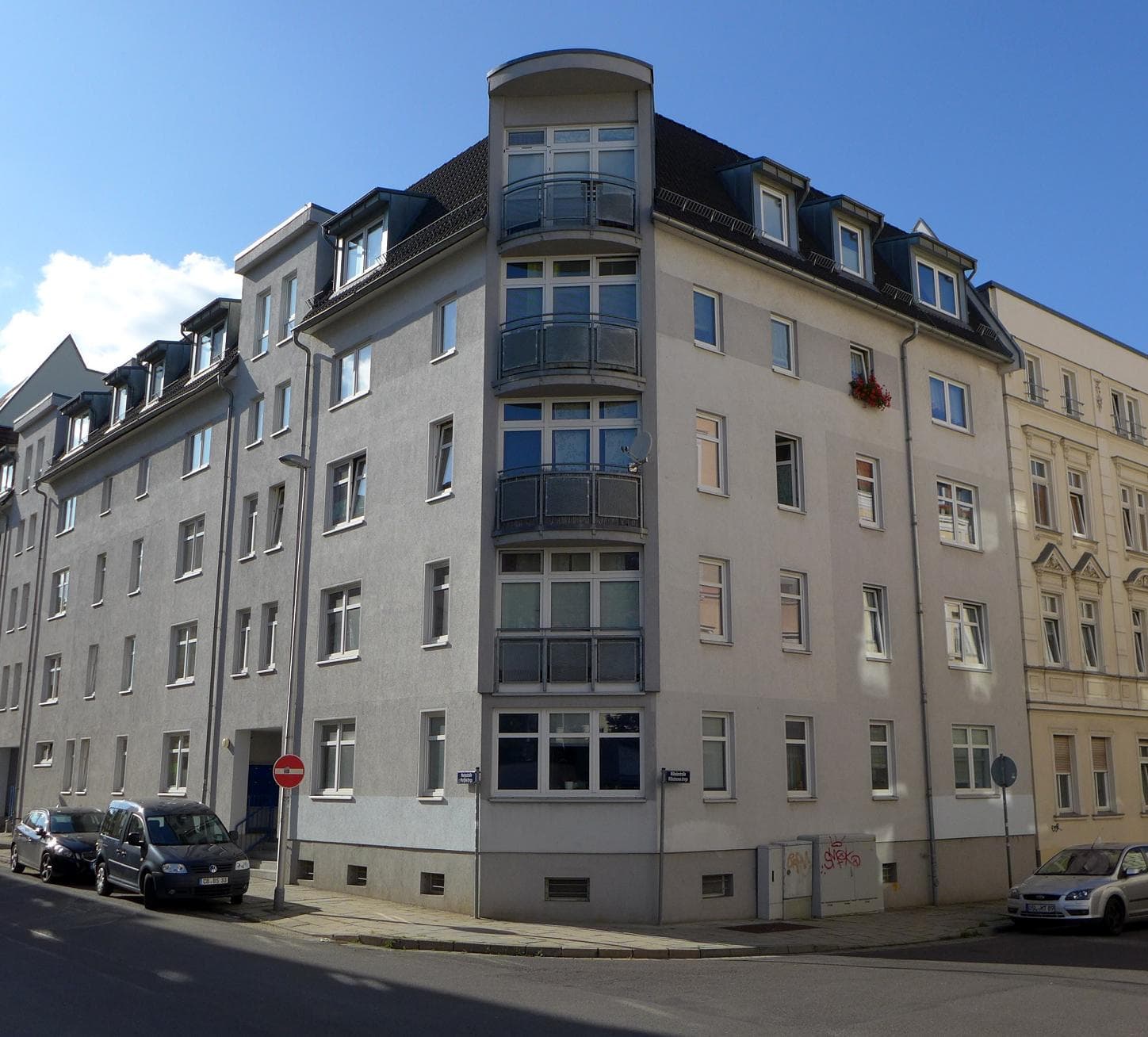 Wohnen mit Freiluftbonus: charmante 3-Raum-Wohnung mit Terrasse