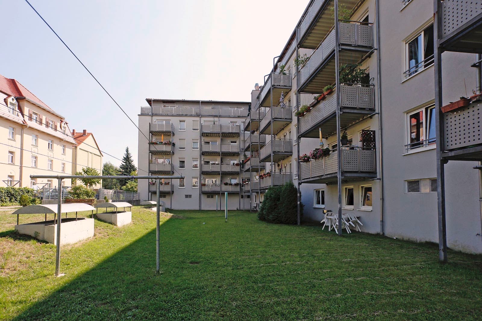 Top sanierte 3-Zimmer-Wohnung mit Balkon.