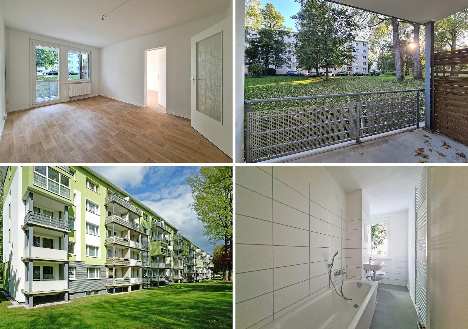 Erstbezug nach Komplettrenovierung: Moderne Balkonwohnung mit Stellplatzoption im Hochparterre