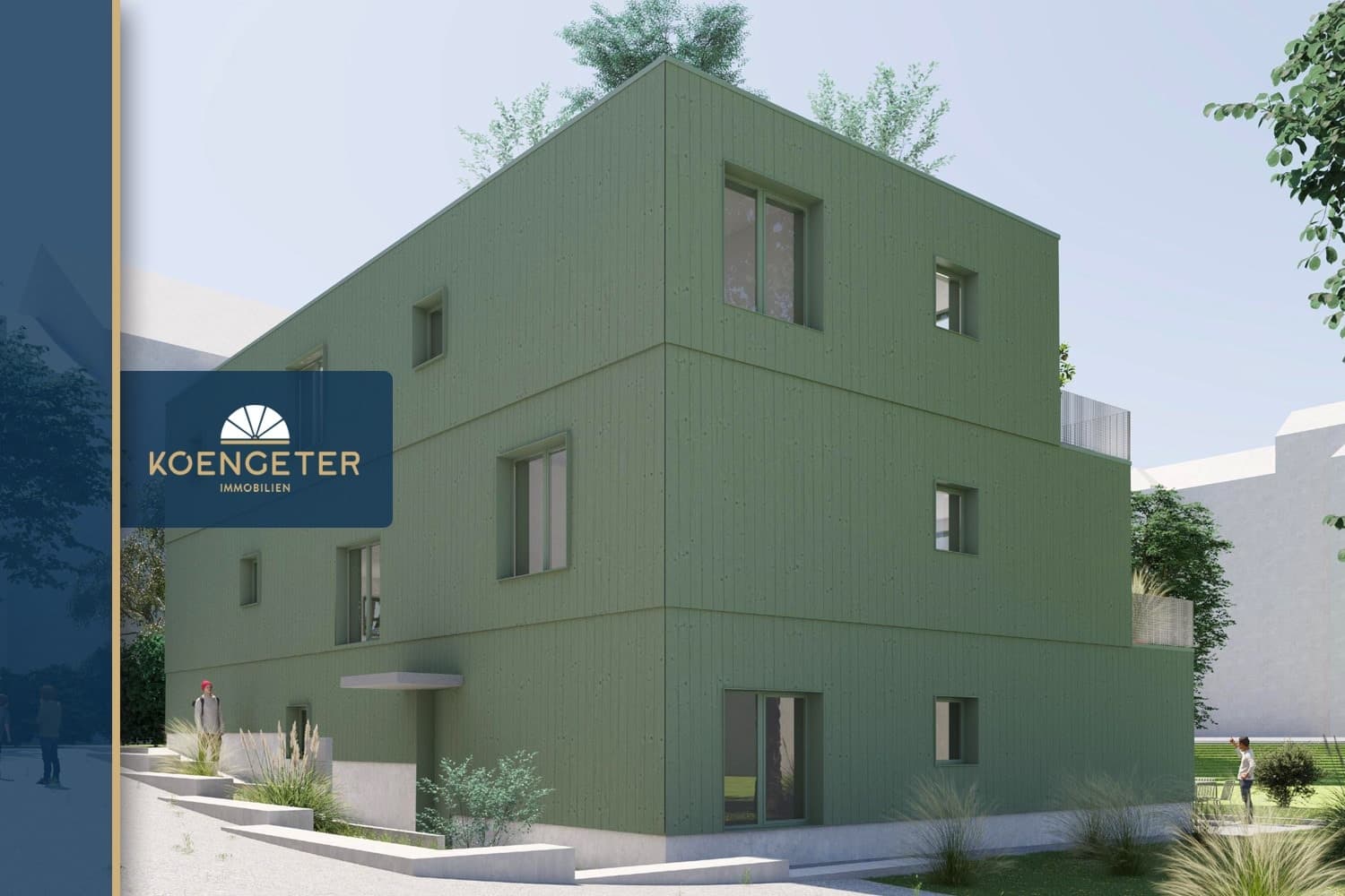 NEUBAU: Wohnen im Grünen, gebaut für morgen – großzügige Terrassenwohnung in Schleußig