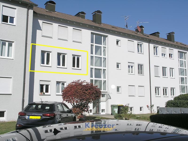 Hell * Hübsch * Leerstehend – gepfl. 3 Zi.-Whg. in der beliebten Weststadt von Ravensburg!