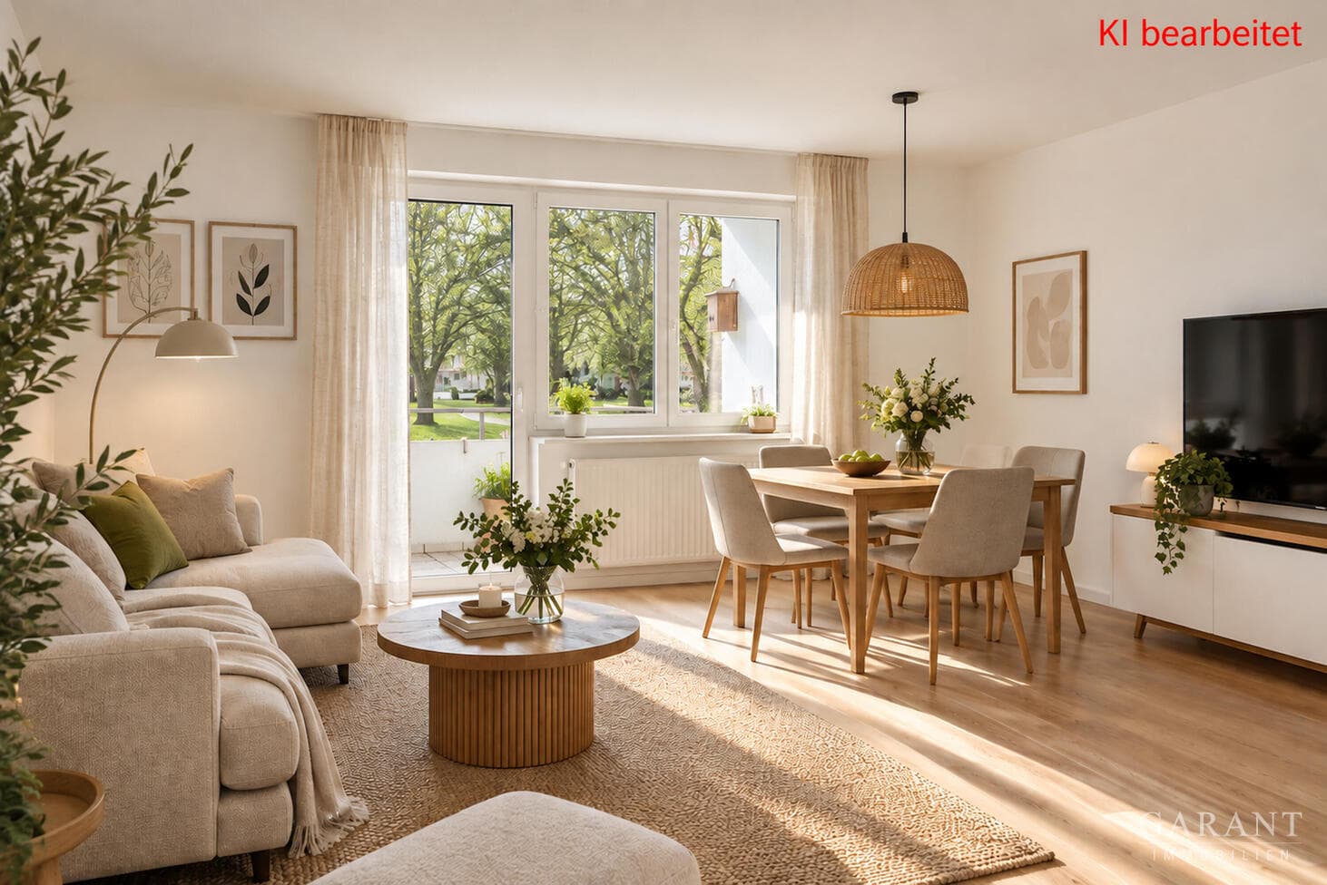 Einziehen. Ankommen. Zuhause sein. - frisch renovierte 2-Zimmer-Wohnung mit Süd/West-Loggia