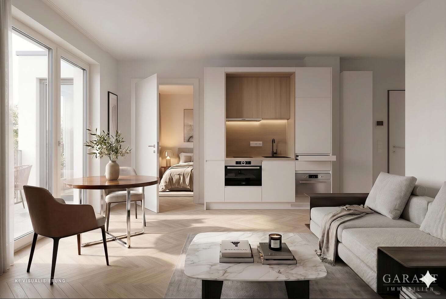 Neubau mit Wohlfühlfaktor: Attraktive Erdgeschosswohnung mit sonniger Süd/West-Terrasse