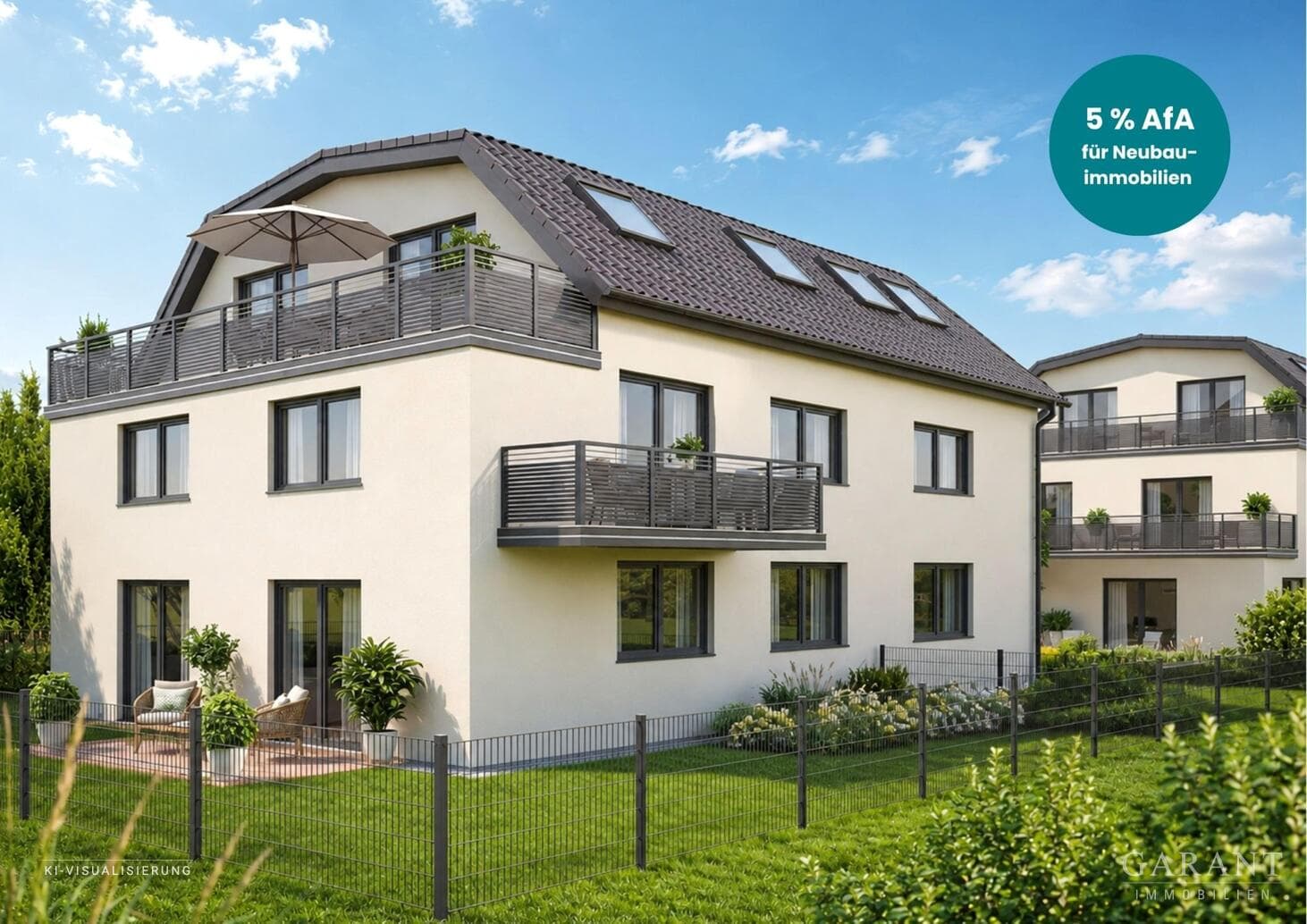 Stadtleben im Grünen - Ihr neues Zuhause mit Garten