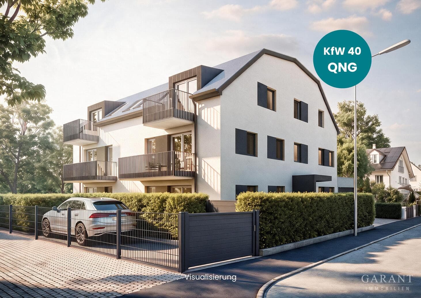 KfW 40 QNG - Exklusiv wohnen. Im eigenen Südgarten entspannen.