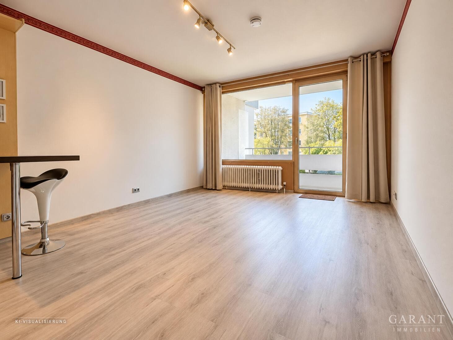 1 Zimmer-Wohnung mit Balkon in Fürstenfeldbruck
