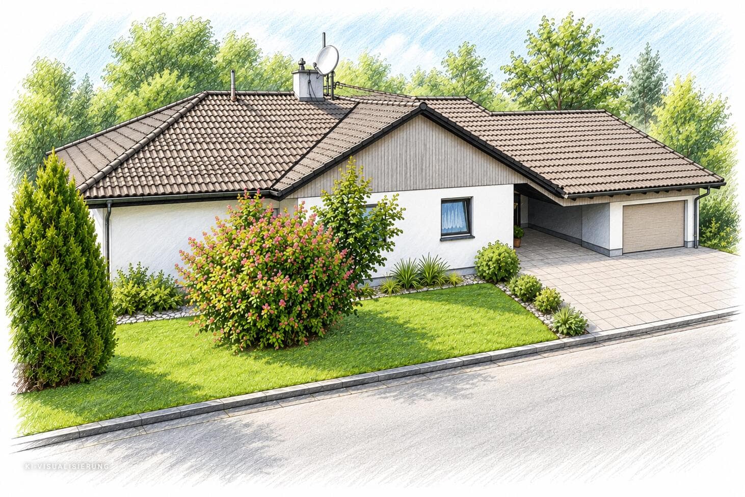 Bungalow mit großem Grundstück und vielseitigem Entwicklungpotenzial